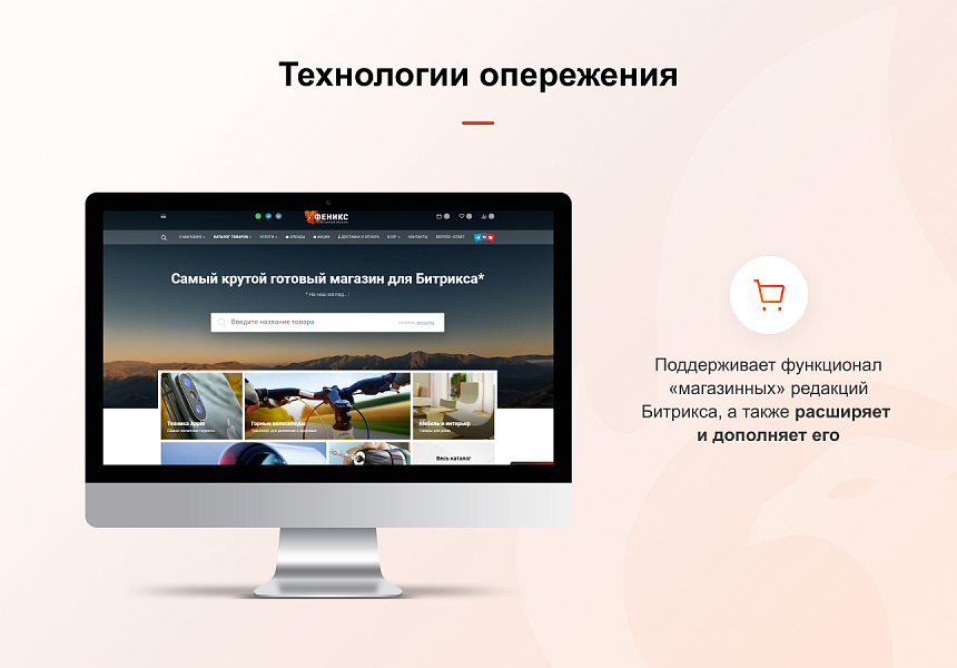 ФЕНИКС — безлимитный конструктор интернет-магазинов с возможностью создавать нешаблонные лендинги